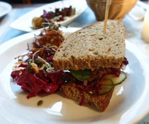 Meatball sandwich (Lunch menu) at Atlas Bar in Copenhagen