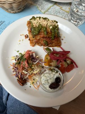 The lasagna  at Atlas Bar in Copenhagen