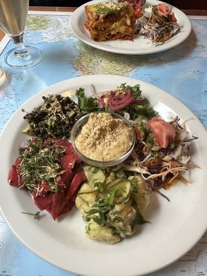 Salad plate  at Atlas Bar in Copenhagen