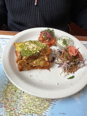 Lasagna   at Atlas Bar in Copenhagen