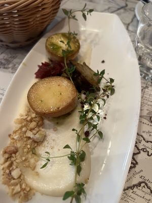 Oyster mushrooms   at Atlas Bar in Copenhagen