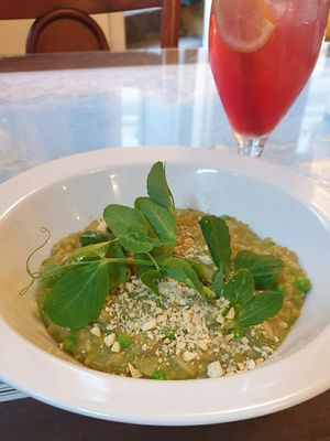 Risotto at Atlas Bar in Copenhagen