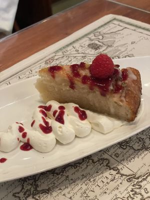 Lemon cake   at Atlas Bar in Copenhagen