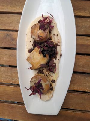 King oyster mushrooms at Atlas Bar in Copenhagen