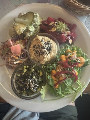 5 salad plate  at Atlas Bar in Copenhagen