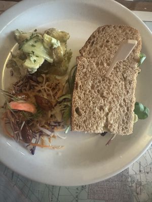 Frikadelle plate   at Atlas Bar in Copenhagen