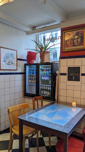 Interior at Atlas Bar in Copenhagen