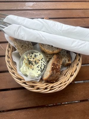 Bread was for free  at Atlas Bar in Copenhagen