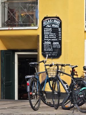 Entrance at Atlas Bar in Copenhagen