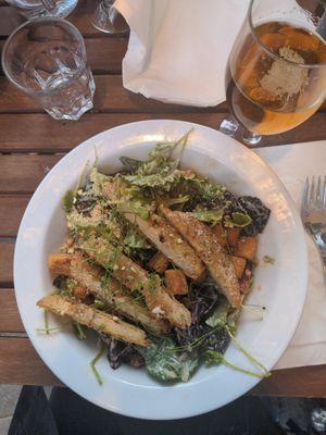 Caesar salad at Atlas Bar in Copenhagen