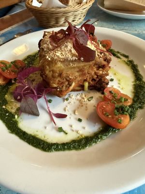 Lasagna   at Atlas Bar in Copenhagen