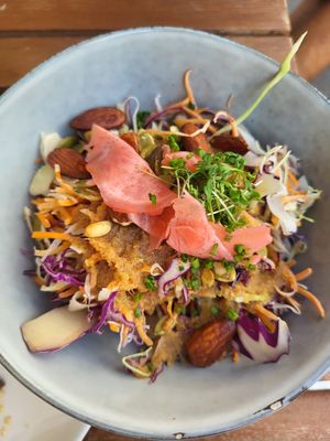 Traditional Danish salad at Atlas Bar in Copenhagen