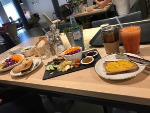 Breakfast Vegan sooo goood!!! at Café Heimisch in Cologne