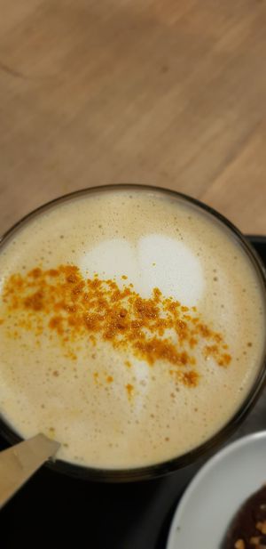 vegan Latte at Café Heimisch in Cologne