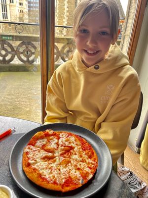 Kids Vegan Margherita  at Pizza Express - River House in York