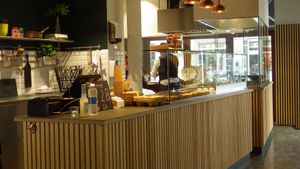 Counter at Wrap House in Copenhagen