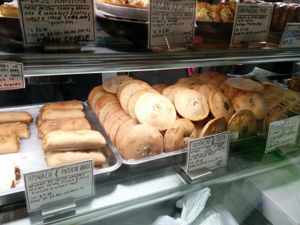 savoury pastries at The Organic Food and Wine Deli in Melbourne