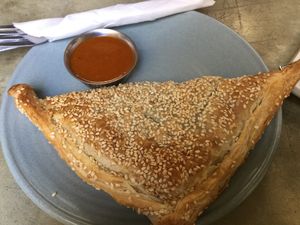 Spanikopita  at The Organic Food and Wine Deli in Melbourne