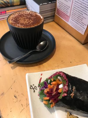Mocha & nori roll  at The Organic Food and Wine Deli in Melbourne