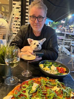 Outside seating, perfect for dining with fur baby at Pizza Express - Islington in North London