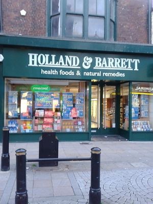 Outside at Holland & Barrett  in South Shields
