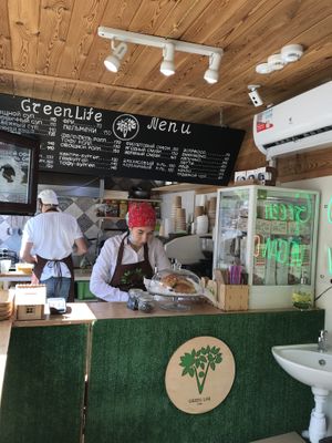 Inside  at Green Life Cafe in Kazan