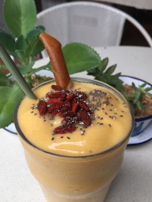 Mango and persimmon  at Snooze in Chiang Mai