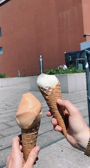 Vegan Ice cream  at Kugelpudel Garten Eden in Dortmund