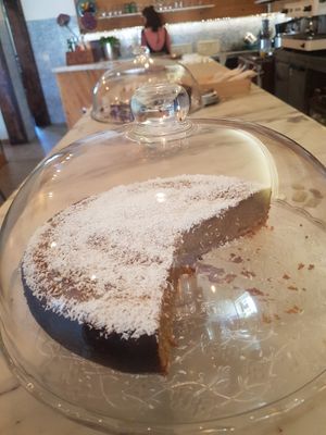 Sweet Potato Cake - Vegan, Gluten Free at Gaia Loja Restaurante in Rogil