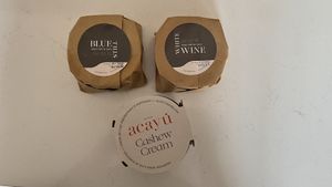 Cashew cheese from the zero waste shop  at Gaia Loja Restaurante in Rogil