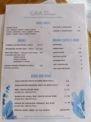  at Gaia Loja Restaurante in Rogil