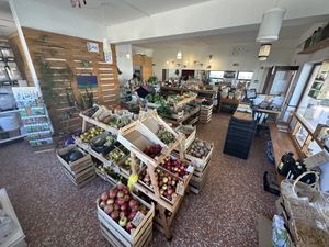 Organic shop   at Gaia Loja Restaurante in Rogil