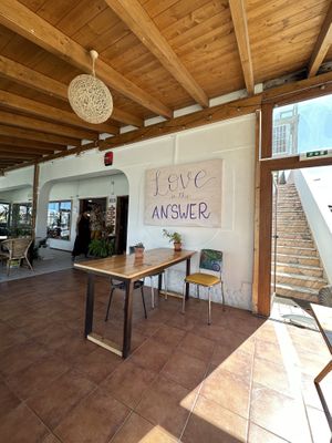 Farm to table baby   at Gaia Loja Restaurante in Rogil