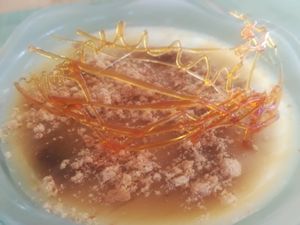 Vegan biscuit cream  at Gaia Loja Restaurante in Rogil