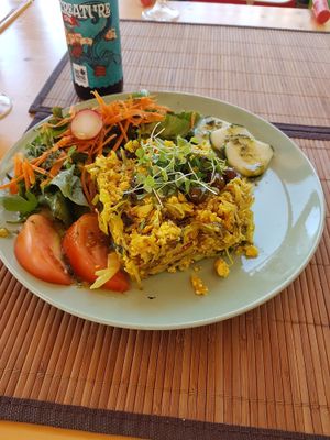 Tofu 'a Bras' at Gaia Loja Restaurante in Rogil