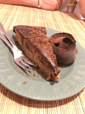 Best vegan cake ever 😍 at Gaia Loja Restaurante in Rogil