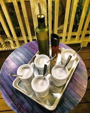 Fresh Hand-crafted Coconut Milk from Kauai Coconuts every night at OurPlace in Kapaa