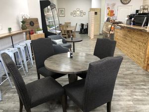 Seating area at Antoinette's Cafe in Buford