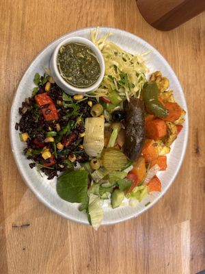 Salad box   at Ginger & Mint in North London