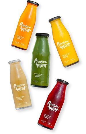 Best juice bar  at Ginger & Mint in North London