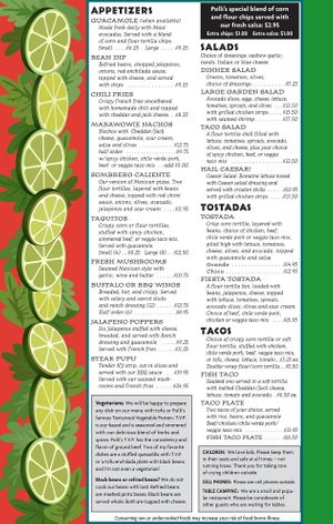 1  at Polli's in Makawao