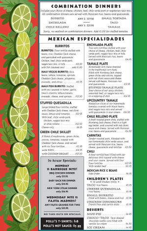 3  at Polli's in Makawao