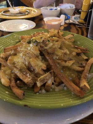 Vegan poutine  at Harp and Hound in Ogden