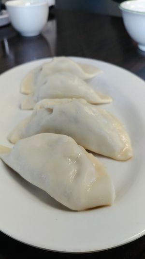 Steamed vegetable dumplings at Top Choice in Noble Park