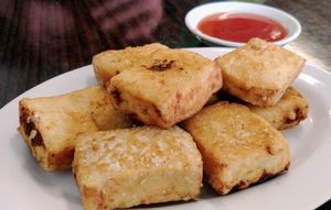 Sweet and sour bean curd (tofu) at Top Choice in Noble Park