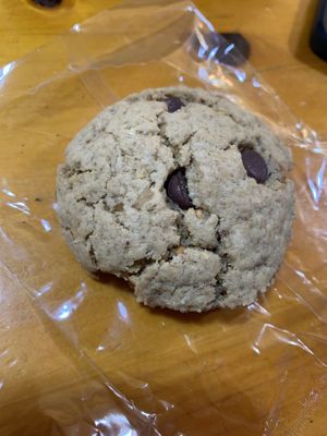 Peanut butter chocolate chip cookie 🤤   at Fudenjuce in Nevada City