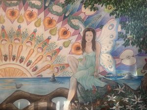 Mural  at Fudenjuce in Nevada City