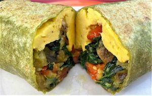 Homestyle Breakfast Wrap at Fudenjuce in Nevada City