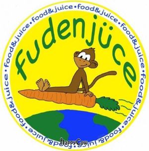 Our logo, complete with our mascot, Java Juice Munky at Fudenjuce in Nevada City