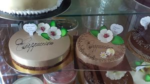 Vegan cakes  at Dolce Salute in Galatina